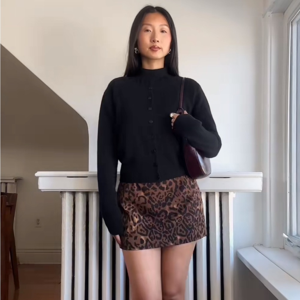 Reformation Clara Cashmere Crew Cardigan